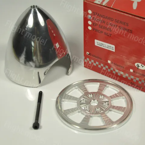 CNC Aluminum Alloy Metal Gas Airplane RC Prop Spinner 4101mm For DLE85111 DA85100 Gas Engine title=