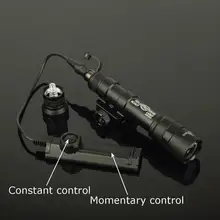 Dupla Função Fita Interruptor Tático SF M600B M600 Escoteiro Luz Lanterna Lanterna Caça Luz Arma