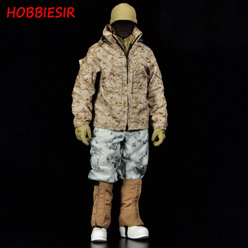 1/6, M-063, шкала, спецназ, Морпехи, для мужчин, Летающие тигры, снег, камуфляжный костюм, одежда, набор одежды, F 1", фигурка, мужское тело