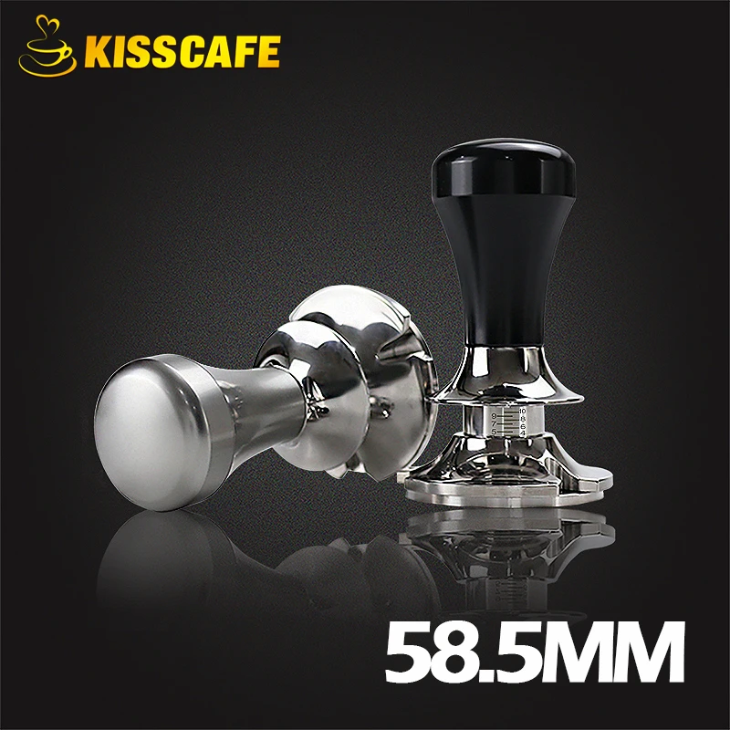 58.5mm 304 Stainless Steel Coffee Tamper Leveler Tool Press Type Coffee