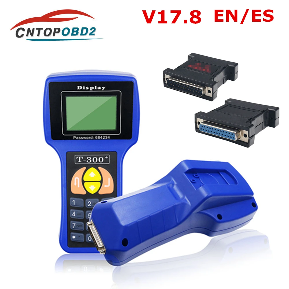 Newest V17.8 T300 Key Programmer For Universal Cars Immobilizer Key Decorder T 300 Key Maker English/Spanish DHL Free
