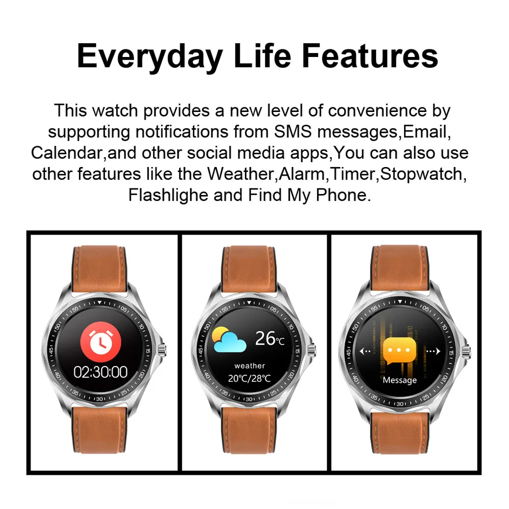 Умные часы SENBONO Смарт Bluetooth 5 0 IP68 мужские и женские Smartwatch Браслет за частоту