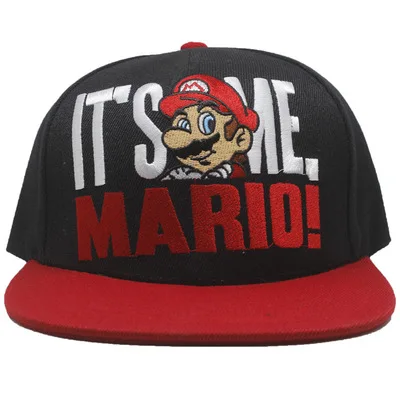 Супер Марио шляпа от солнца Премиум Вышитые хип хоп бейсбольная кепка регулируемая Марио Осень Зима хип хоп шляпа День рождения рождественские подарки - Цвет: F