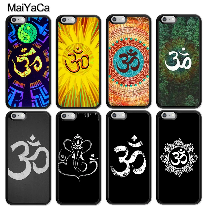 Чехол для фитнеса MaiYaCa Aum Om Yoga Symbol Hindu iphone 12 mini 11 Pro MAX X XR XS SE 2020 6S 7 8 Plus 5S|case for iphone|phone