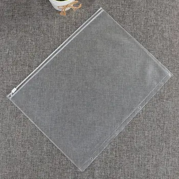 

1pc A5/a6/a7/b5/a4 Transparent Pvc Storage File Holder Filing Bag Loose-leaf Book Diary Products Bag Zipper Pvc Storage Pla Y8I3