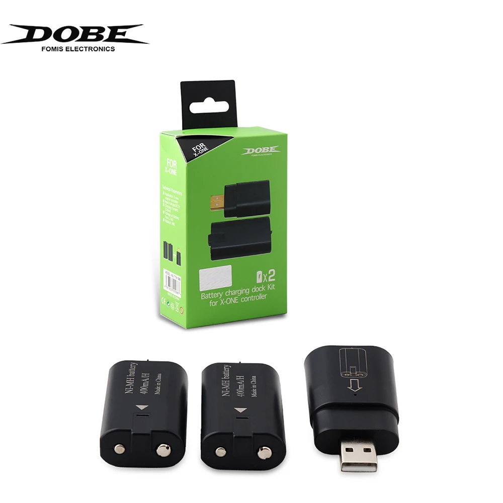 ДОБЕ двигаться USB Батарея Charging Dock комплект Зарядное устройство для xbox один