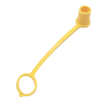 

5PCS Propane / Natural LP Gas Quick Disconnect 1/4" Yellow Thread Protection Cover Pvc Dustproof Cover Metal Joint Thread Seal