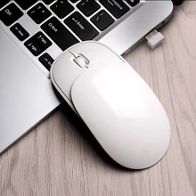 Беспроводная Бесшумная мышь Эргономичный оптический компьютер Mause перезаряжаемая мини маленькая портативная Бесшумная USB мышь для Xiaomi PC ноутбука