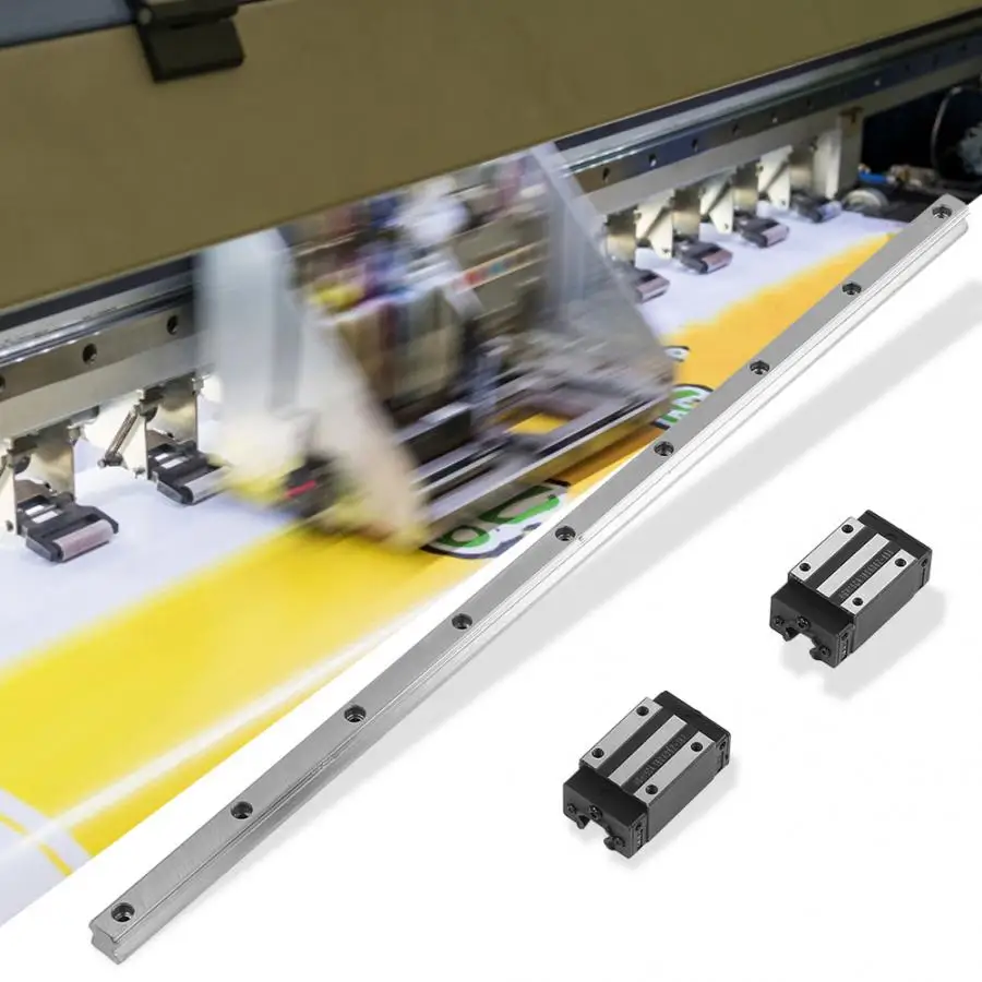 

1PC HGR20 500mm Linear Bearings Guide Rail + 2Pcs Carriages Bearing Block Slider linear rails