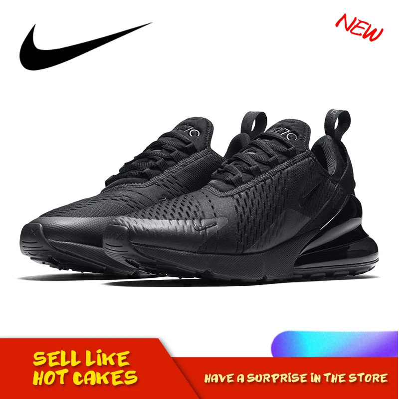 Оригинальные подлинные мужские кроссовки для бега Nike Air Max 270, хорошее качество, Классические дышащие легкие спортивные уличные кроссовки