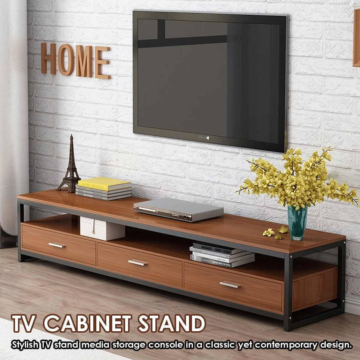 Soporte de TV 47 pulgadas, consola de almacenamiento, mesa central de entretenimiento, cajones de doble capa, muebles para sala de estar|Soportes de - AliExpress