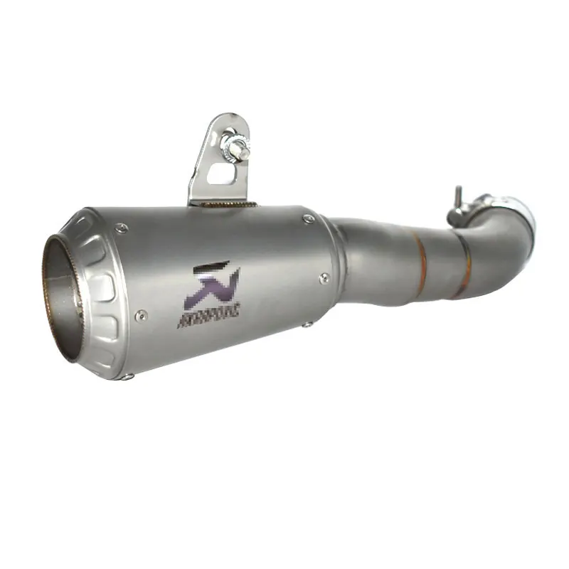 Мотоцикл Запчасти слипоны выхлопных газов для Yamaha YZF-R3 YZF-R25 MT-03 MT03 YZF R3 R25 - Цвет: silver