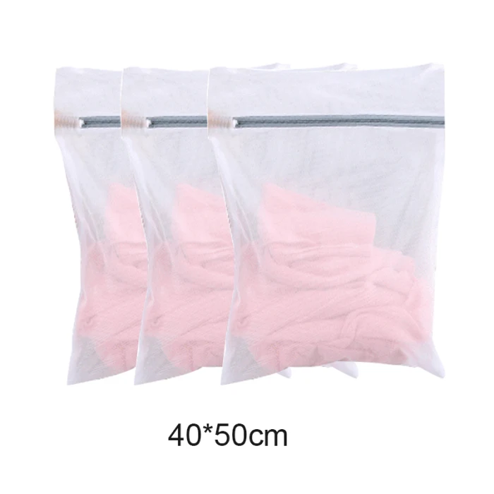 3 шт. сумки для стирки на молнии многоразовые сетчатые сумки для стирки белья бюстгальтер белье мешок для стирки для дома GQ