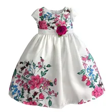 Платье с розовыми цветами для девочек г., Детские платья для девочек, праздничные Свадебные платья принцессы для девочек летняя одежда для маленьких девочек, От 5 до 8 лет