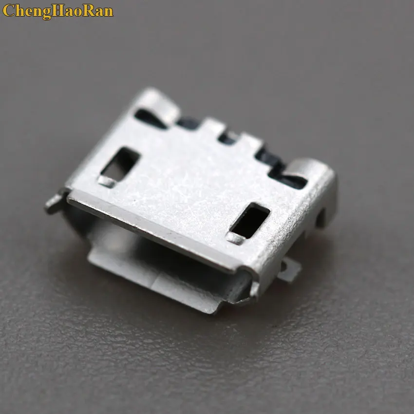 ChengHaoRan 50 шт 100 шт 5 крепеж; микро-usb разъем для зарядки с отверстием для sony/Blackberry/lenovo/OPPO/zte/htc