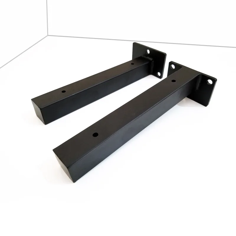 2Pcs Floating Shelf Bracket L Shelf Invisible Hidden Heavy Duty Support 304 Stainless Steel Furniture Hardware 15/20/25cm