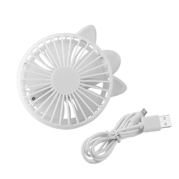 

180 Degree Rotatable Rechargeable Super Quiet Big Wind Labtop Desk Fan Cooler Home Office Deskk MIni Air Conditioning Fan
