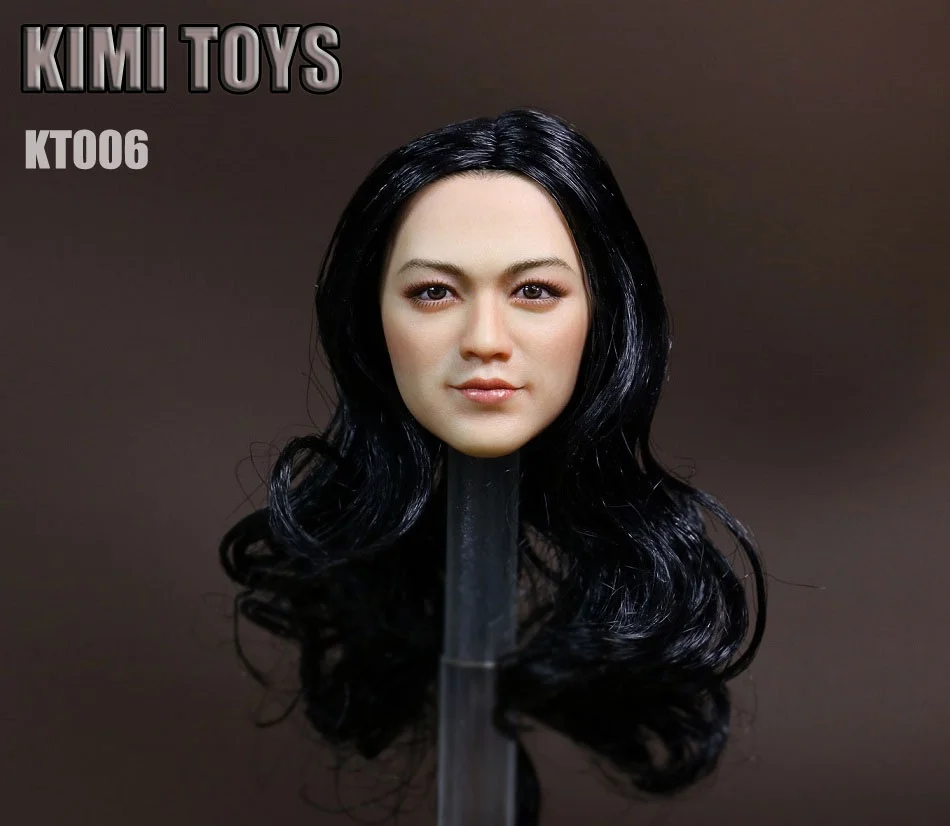 Игрушки KT006 1/6 азиатское лицо звезды женская голова для 12-дюймовых экшн-фигурок