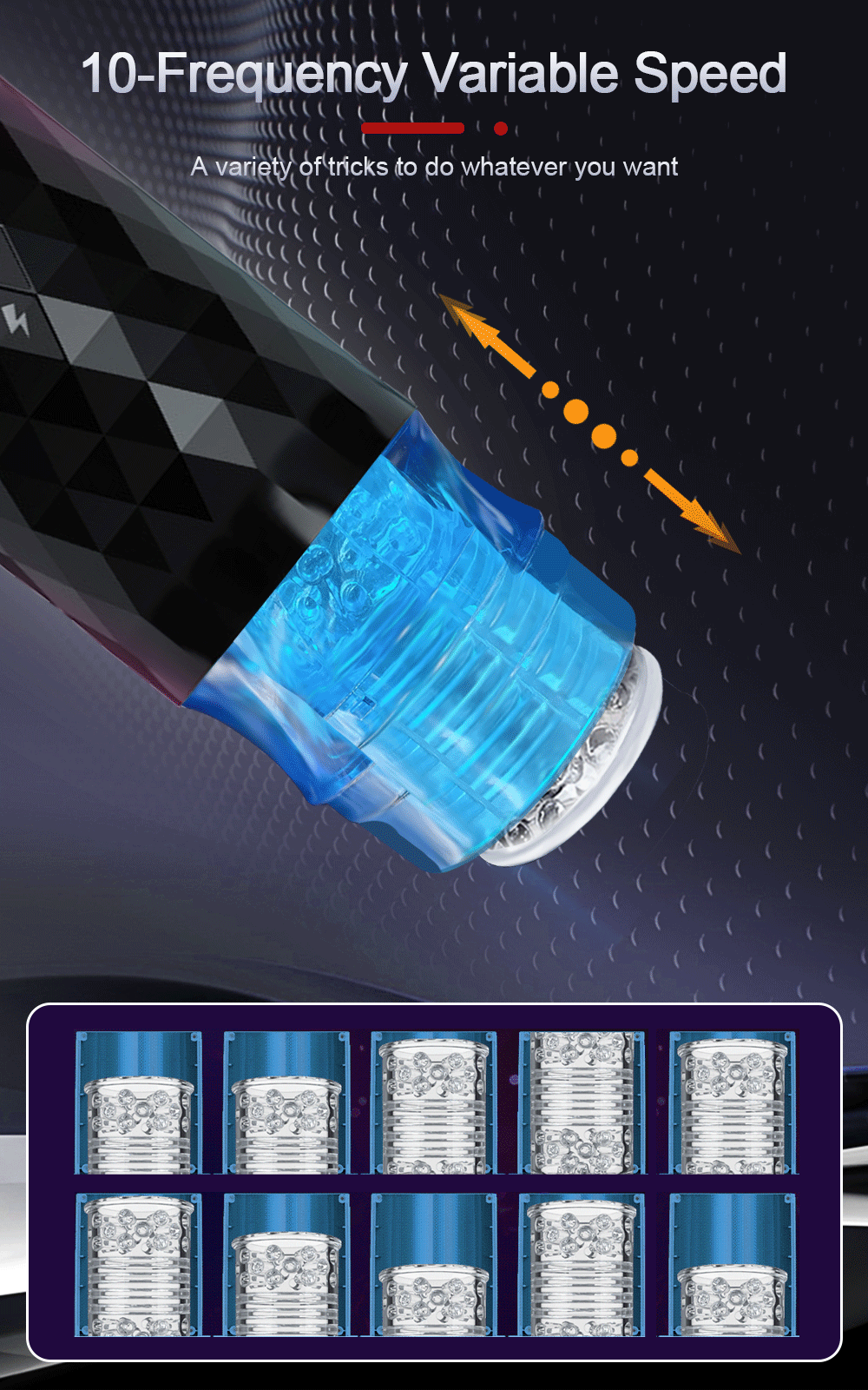 Automatic Male Masturbator Telescopic Silicone Sex Toy For Men Adult 