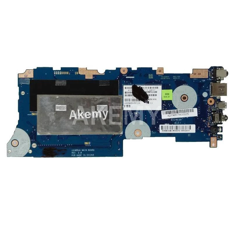 AK UX305UA 16G RAM /I7 6500U для For Asus ZenBook ux305as UX305U материнская плата ноутбука протестирована