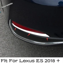 

Lapetus Rear Fog Lights Lamp Eyelid Eyebrow Strip Cover Accessories Exterior Trim Fit For Lexus ES 2018 - 2021 / Stainless Steel