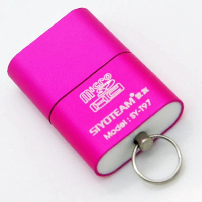 Портативный мини USB 2,0 Micro SD TF считыватель карт памяти адаптер флэш-накопитель SD флэш-память - Цвет: RH