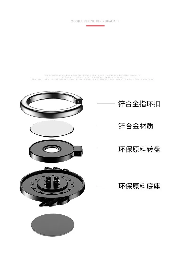 1 шт., Универсальное кольцо-держатель на палец, крыло, поворот на 360 градусов, для мобильного телефона, смарт-подставка, держатель, поддержка для IPhone, для huawei, смартфон