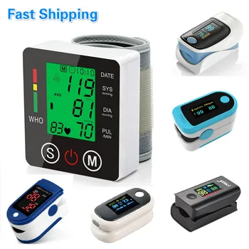 

Digital Finger Oximeter pulse Oximetro De Dedo SpO2 Blood Oxygen Heart Rate Monitor Blood Pressure Monitor Wrist Type