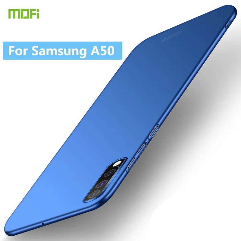 Оригинальный классический матовый чехол MOFi для Samsung A50 жесткий защитный задней