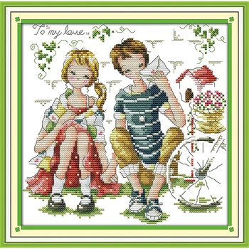 

Everlasting love The love of my life Ecological cotton Chinese cross stitch kits counted 11 14CT gift New store sales promotion