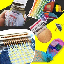 

Small Loom Speedweve Weave Tool Portable Darning Machine Small Knitting Machine Tool 10/14/ 28 Needle Denim Hole Repair Tool