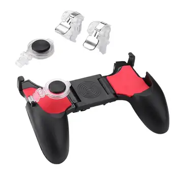 

5 in 1 Phone Gamepad Controller L1 R1 Fire Shooter Buttons Trigger Handle for PUBG Joystick for iPhone Android Phone Shooter