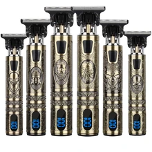 

T10 Electric Hair Clipper High Power LCD Display Hair Salon Barber Scissors Professional Oil Cutter Razor Blade clippers barber