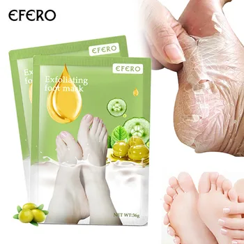 

2 pcs. = 1 Pair Of Dead Skin Foot Mask Peeling Exfoliating Foot Mask Socks Baby Feet Mask Renewal For Pedicure Máscara de pie