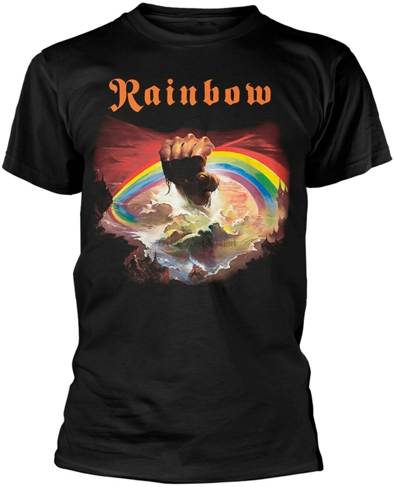 Футболка RITCHIE BLACKMORES RAINBOW Rising Tour Dates 2018 Официальный товар | Мужская одежда