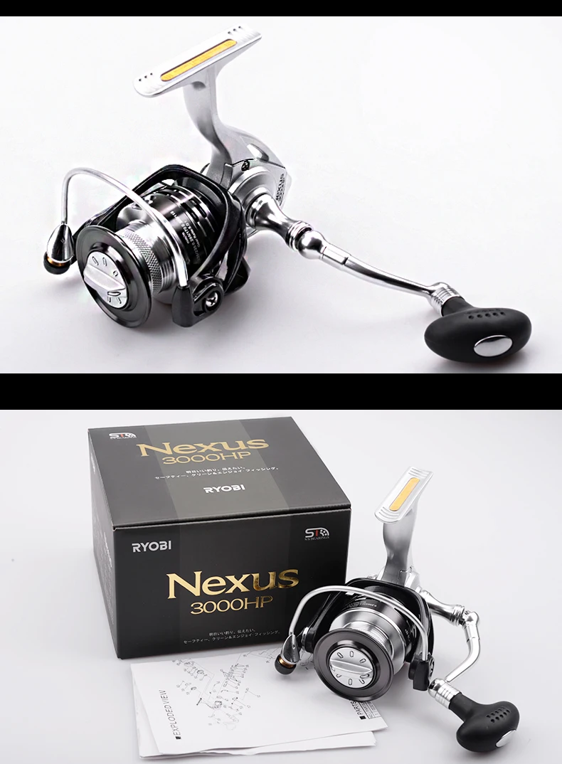 Molinetes de Pesca Relação de Engrenagem Carretel de Metal Roda de Pesca 4 + 1bb Ryobi Nexus Fiação - 3000 4000 5.0: 1 5. 1: 1max Arraste 3 kg 5 Carretel hp 2000 10 de engrenagem 5.0: 1 5. 1: 1max