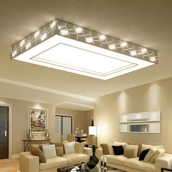 

LED ceiling lamp modern minimalist living room lamp restaurant lamp warm bedroom lamp rectangular new room lighting lamps