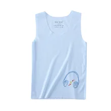 Зеленовато-Голубая долина зеленовато-синий бесшовный жилет для беременных детей Бамбуковая ткань с сердечками для малышей без рукавов без костей S