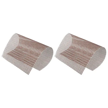 

Barbecue Grilling Mats Non-Stick Security Grid Shape BBQ Mat with Heat Resistance Bbq Accessories Outdoor Activities