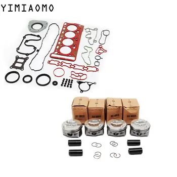 

Modified Big Wave Pistons & Rings Cylinder Gaskest Seals Engine Overhaul Kit 06H 107 065 DD For Audi A4 A5 Q5 Q7 TTS VW Passat