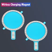 Wireless Charging Magnet FFor iPhone 11 Pro Max Xiaomi Strong Magnetic Ring Sheets For Phone Case Phone Card Bag DIY Mag Sticker