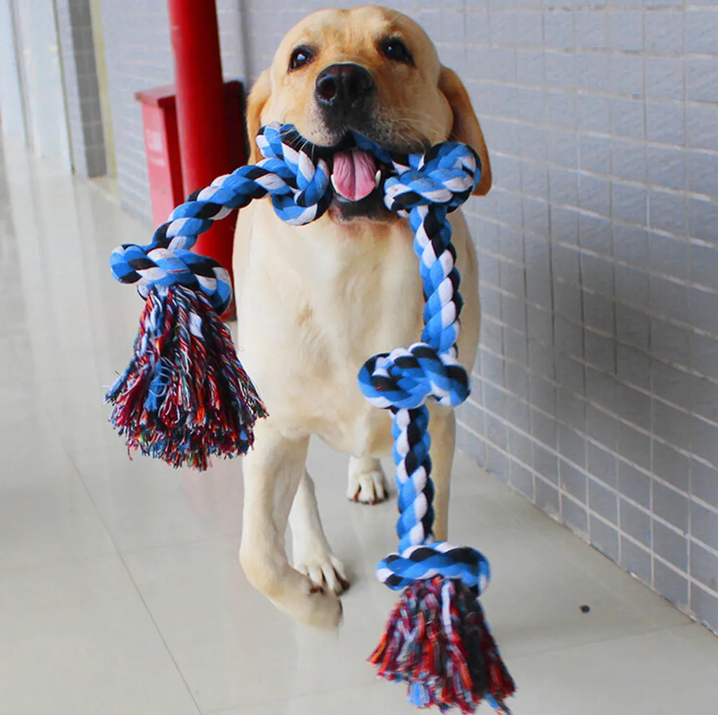 Pet Indestructible Dog Molar Toy Tough Nature Cotton For Medium And Large Breed Dogs Toys Новый Год Drop Ship | Дом и сад