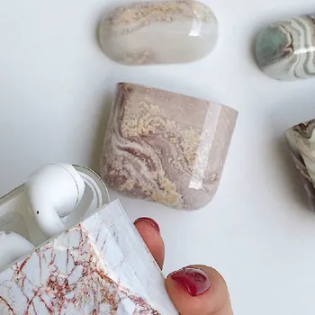 

High Quality Protective Case for Airpods 1/2 Wireless Earphone Case Set Box Stone Birdberry Mosaic Dog Cat