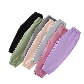 

Kids Girl Pants Spring Autumn Candy Color Elastic pants Trousers Children Solid Leggings for 2-6Y Children Clothing 4006 21