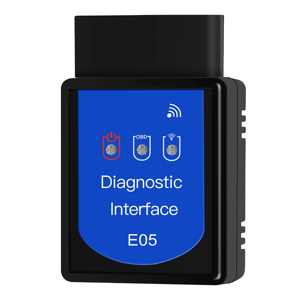 Диагностический сканер E05 OBD2 Wi Fi считыватель кодов двигателя автомобиля
