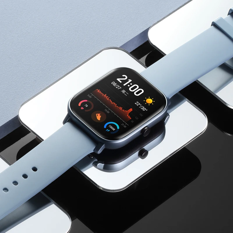 Умные часы Amazfit GTS водонепроницаемые умные Huami с GPS позиционированием