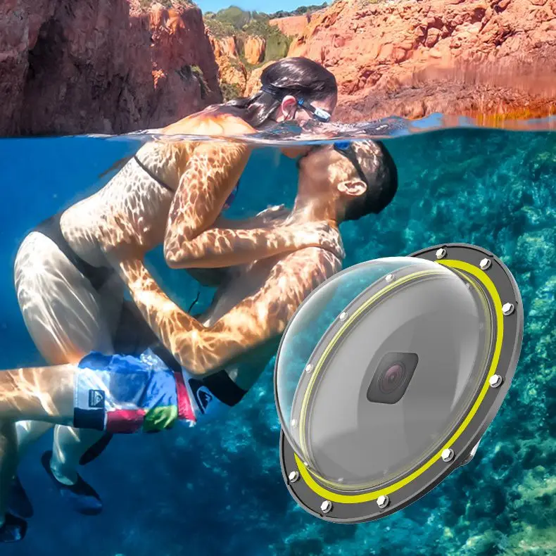 Купольный чехол для камеры Gopro Hero 8 6 дюймов водонепроницаемая крышка дайвинга