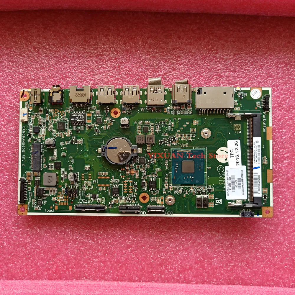 para hp Tudo em Uma Série 20-e 818319001 818319601 Computador Portátil Placa-mãe N69a Dan69amb6d0 Mainboard N3050 100 Testado Original Novo - Imagem 4