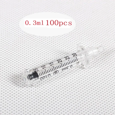 0.3ml ampoule 100pcs 0,3/0,5 мл ампулы для использования с шприцы держать на инъекции гиалуроновой кислоты для губ наполнитель для Гиалуроновый ручка распылитель пистолет безо иголки для губ инъекции гиалуроновой кислоты - Номер модели: 0.3ml ampoule 100pcs