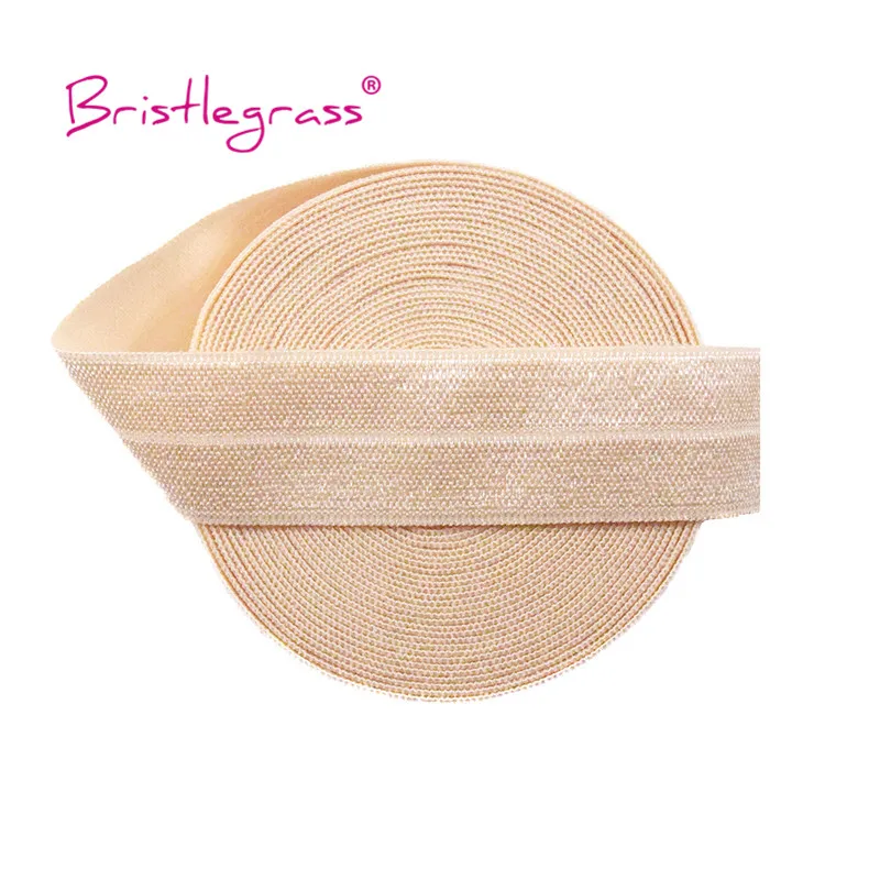 Sparkling Satin Elastic Ribbon for Crafts and Accessories - 3/4 Width, Multiple Lengths Available